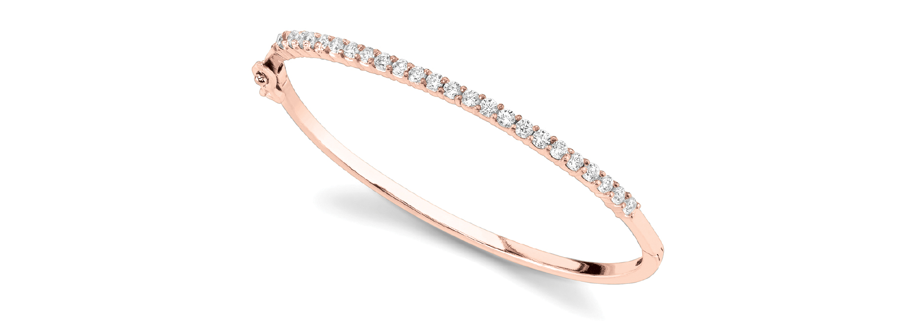 1 ct tw 14kt gold White Bracelet 27 - .036PT Round