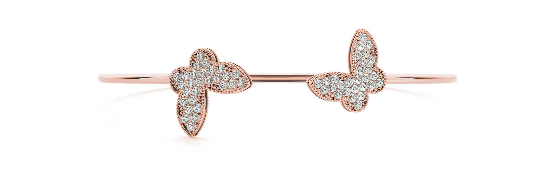 5/8 ct tw 14kt gold Pink Bracelet 28 - .015PT Round ,24 - .0075PT Round