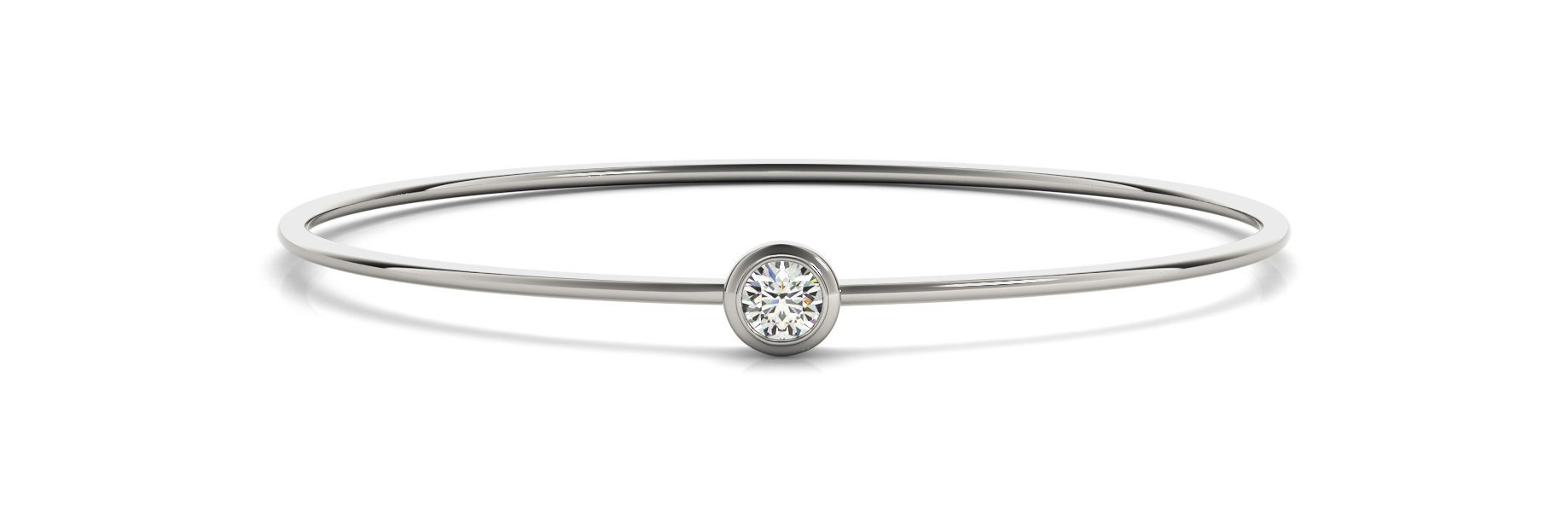 1/3 ct tw 14kt gold White Bracelet 1 - .35PT Round
