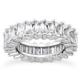 Emerald/ Baquette Diamond