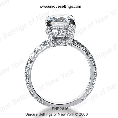 14KP FANCY 0.76 CT. ENGAGEMENT RINGS