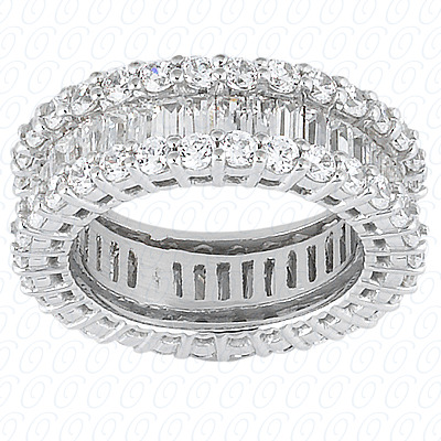 14KT Combinations 1.83 CT. Eternity Wedding Bands