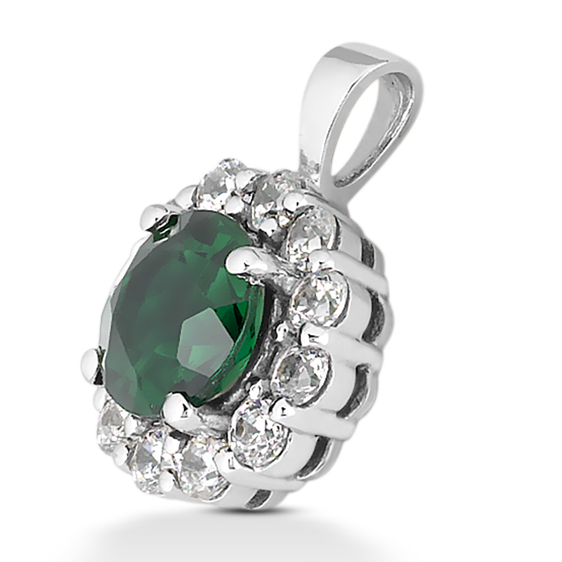 14KT  Color Stones 0.30 CT. PENDANTS