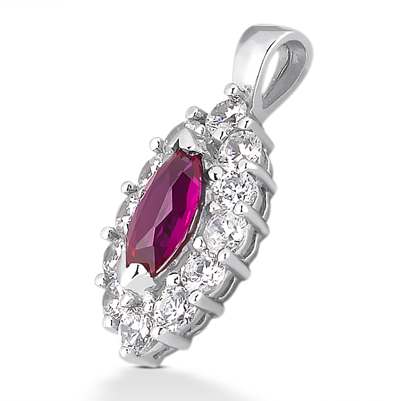 14KT  Color Stones 0.36 CT. PENDANTS