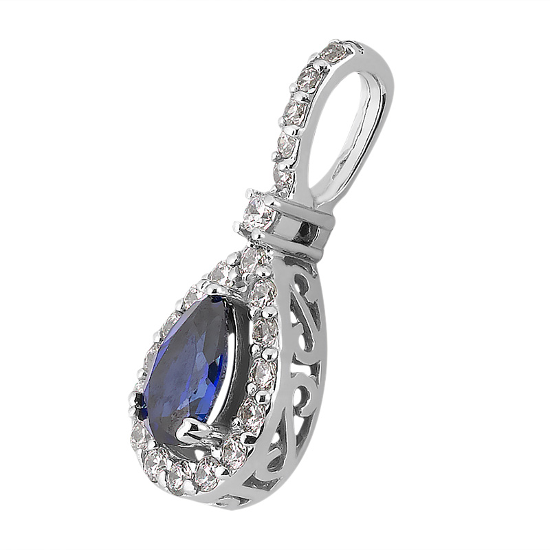 14KT  Color Stones 0.35 CT. PENDANTS