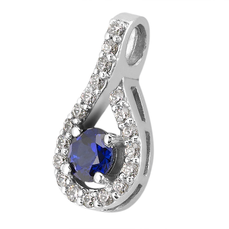 14KT  Color Stones 0.33 CT. PENDANTS