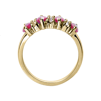 14KT COMBINATION 2.27 CT. COLOR STONE RINGS