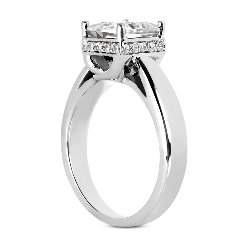14KT Princess 0.03 CT. SOLITAIRES