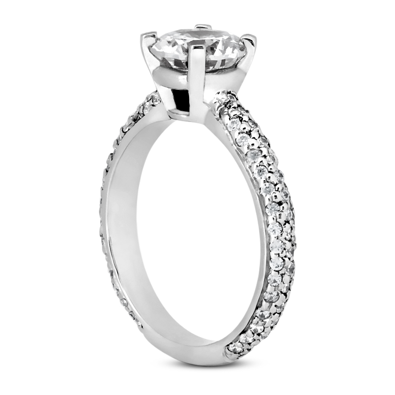 14KT FANCY 0.57 CT. ENGAGEMENT RINGS