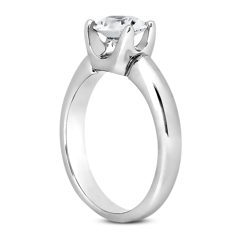 14KT Oval 0.00 CT. SOLITAIRES