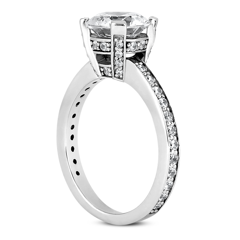 14KT FANCY 0.39 CT. ENGAGEMENT RINGS