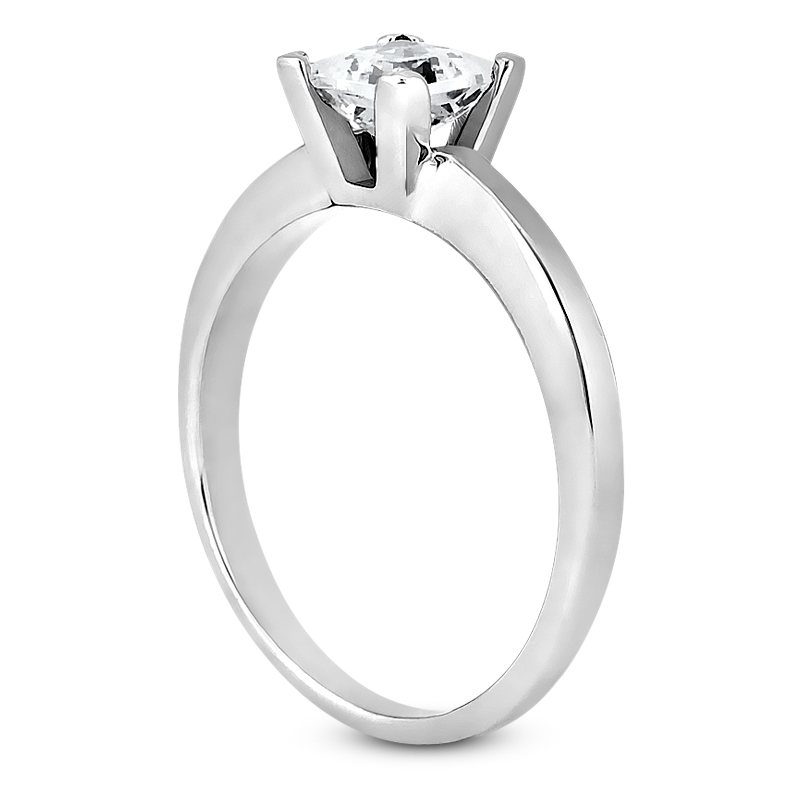 14KT Princess 0.00 CT. SOLITAIRES
