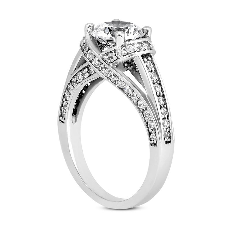 14KT FANCY 0.39 ENGAGEMENT RINGS