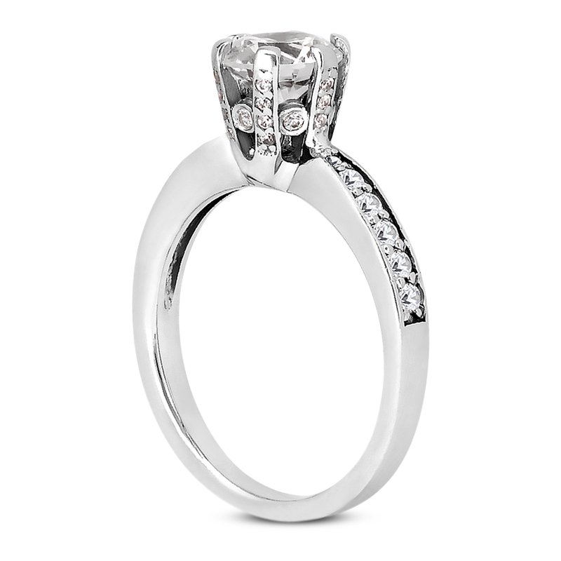 14KT FANCY 0.34 ENGAGEMENT RINGS