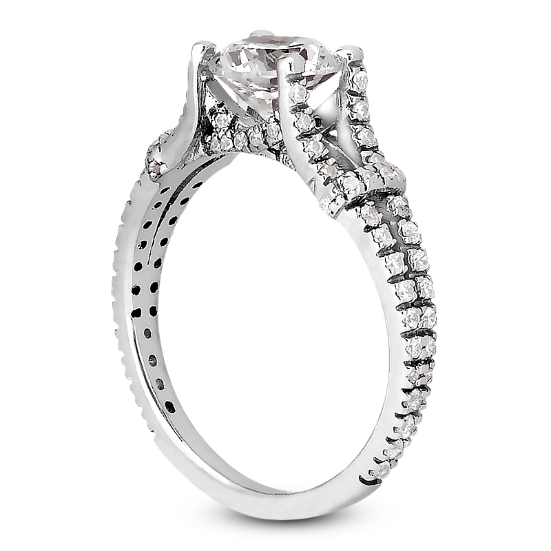 14KT FANCY 0.42 ENGAGEMENT RINGS