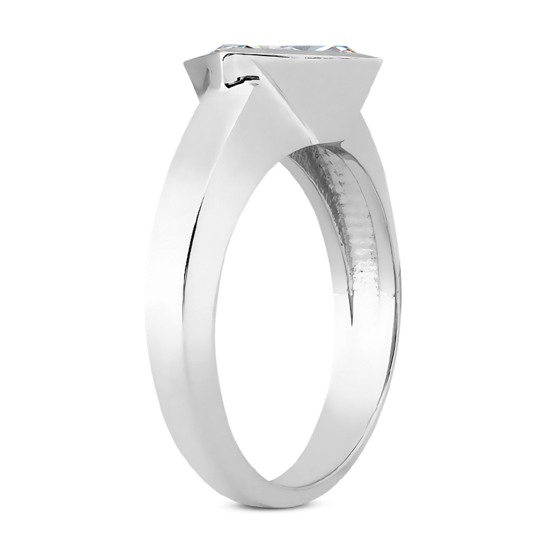 14KT Princess 0.00 CT. SOLITAIRES
