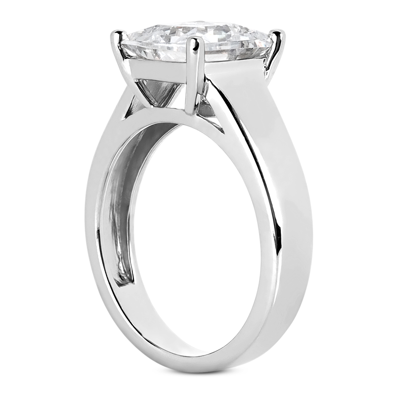 14KT Princess 0.00 CT. SOLITAIRES