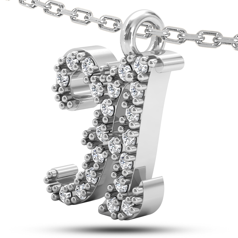 14KT  Initials 0.16 PENDANTS