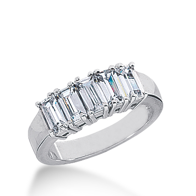 14KT Prong 2.10 CT. Baguette