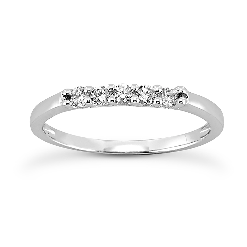 14KT DIAMOND BANDS 0.15 WEDDING BANDS