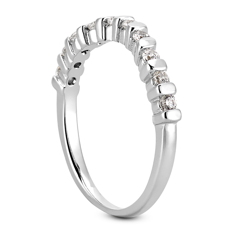 14KT DIAMOND BANDS 0.20 WEDDING BANDS
