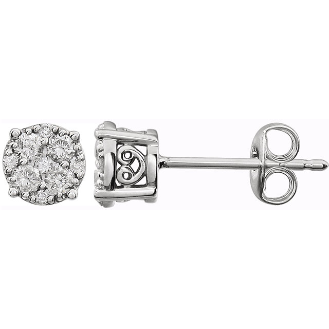 Cluster Stud Earrings
