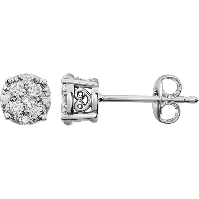Cluster Stud Earrings