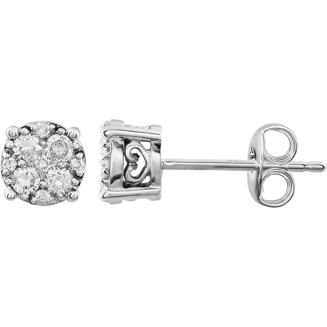 Cluster Stud Earrings