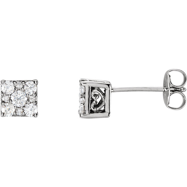 Cluster Stud Earrings