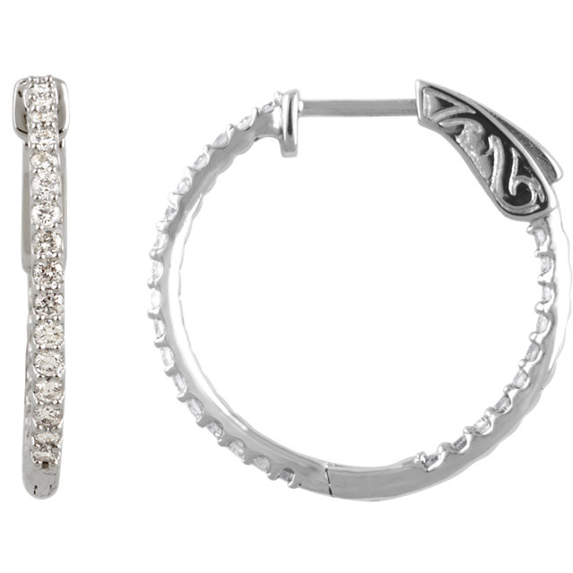 Inside/Outside Hoop Earrings