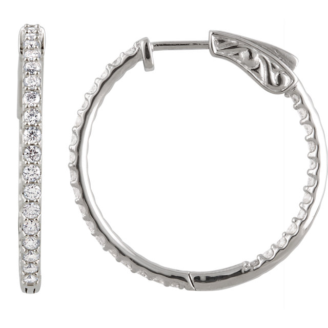 Inside/Outside Hoop Earrings