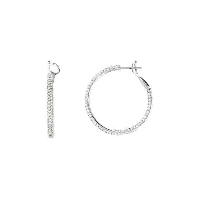 Inside/Outside Hoop Earrings