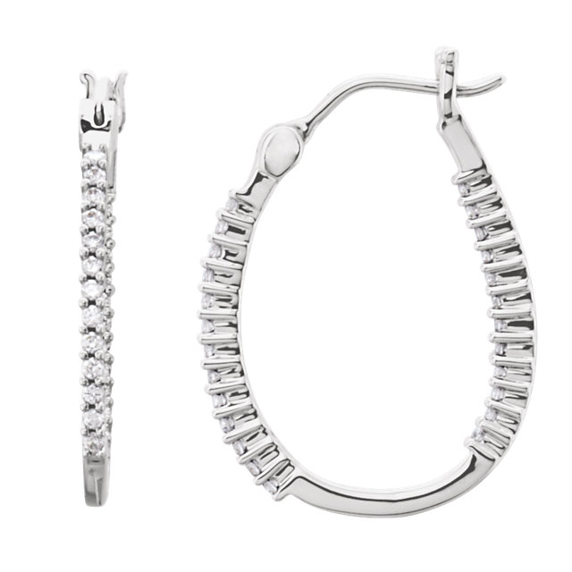 Inside/Outside Hoop Earrings