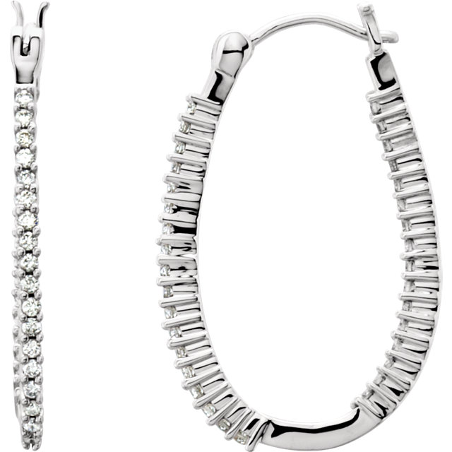 Inside/Outside Hoop Earrings