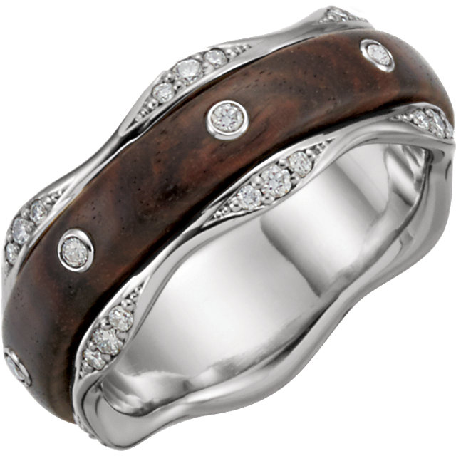 Diamond & Kingwood Inlay Band
