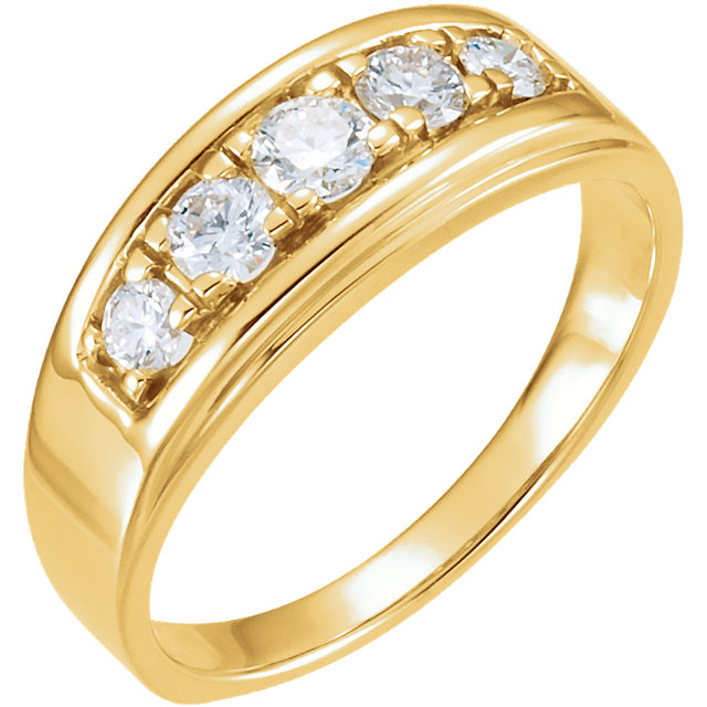 Men'S Five-Stone Band
