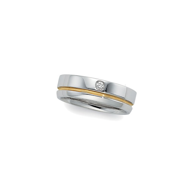 .07 Ctw Diamond Duo Band