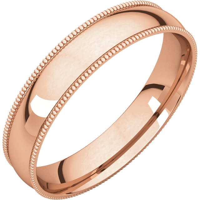 Milgrain Light Comfort Fit Bands