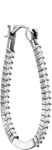Platinum 1/2 CTW Diamond Inside/Outside Hoops