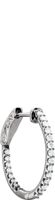 14kt White 1/2 CTW Diamond Inside/Outside Hoop Earrings
