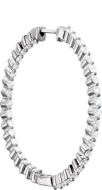 2 CTW Diamond Inside/Outside Hoop Earrings
