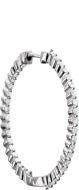 1 CTW Diamond Inside/Outside Hoop Earrings
