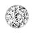 14kt White 7/8 CTW Diamond Fantasy Earrings